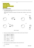 PHYSICS 0625 PRACTICE QUIZ  SOLUTIONS AVAILABLE 2022-2023