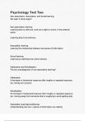 Psychology Test Two