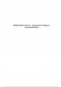 NR602 Midterm Review - Chamberlain College of Nursing &lpar;Verified&rpar;