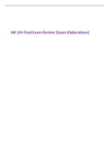 NR 324 Final Exam Review {Exam Elaborations}