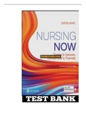 Nursing Now: Today’s Issues, Tomorrow’s Trends 8th Edition Catalano Test Bank