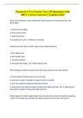  CNA Bundled Exams Questions and Answers Already Passed
