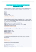 TMC NBRC MOCK EXAM-with 100&percnt; verified solutions-2023-2024
