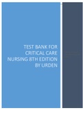 Exam &lpar;elaborations&rpar; APRN - Advanced Practice Registered Nurse  Critical Care Nursing - E-Book&comma; ISBN&colon; 9780323447492