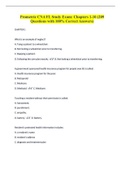 Prometric CNA FL Study Exam&colon; Chapters 1-10 &lpar;209 Questions with 100&percnt; Correct Answers&rpar;