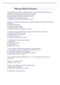Pharm HESI Practice Exam 2023