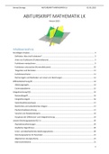 Abiturskript (Lernzettel) Mathematik Leistungskurs 2023 (ausführlich: 53 Seiten)