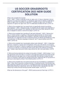 US SOCCER GRASSROOTS CERTIFICATION 2023 NEW GUIDE SOLUTION   