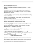 Medical&sol;AMLS Final review