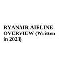 RYANAIR AIRLINE OVERVIEW (Written in 2023)