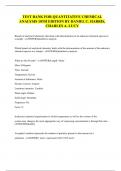 Test Bank for Quantitative Chemical Analysis 10th Edition by Daniel C&period; Harris&comma; Charles A&period; Lucy