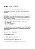 COMD 4500 - Exam 1 Questions with correct Answers 2024&sol;2025&lpar; A&plus; GRADED 100&percnt; VERIFIED&rpar;&period;