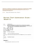 NURS  6512N NURS 6512 final exam Week 11 Final Exam (Version 20) 100 Q A, NURS 6512 Advanced Health Assessment, Walden, HIGH RATED Answer.