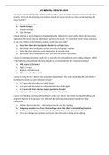NUR MISC ASSESSMENT EXAM QUESTION AND ANSWERS BUNDLE.