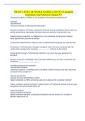 NICET LEVEL III WATER BASED LAYOUT Complete Questions And Answers Graded A&plus;