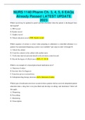 NURS 1140 Pharm Ch&period; 3&comma; 4&comma; 5&comma; 6 EAQs Already Passed LATEST UPDATE 2023 