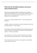 PHTLS Pre-Test Bundle Questions and Answers &lpar;2022&rpar; &lpar;Verified Answers&rpar;