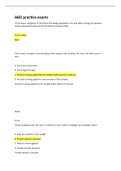 ABO practice exams &lpar;93 Questions with 100&percnt; Correct Answers&rpar;