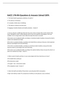 NACE 1 PN-RN Questions & Answers Solved 100&percnt;