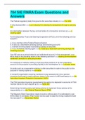 784 SIE FINRA Exam Questions and Answers&comma; 100&percnt; Accurate&comma; Rated A&plus;