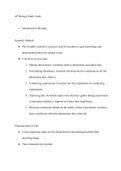 AP Biology Exam Study Guide: 1. Introduction to Biology