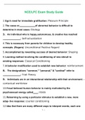 NCE&sol;LPC Exam Study Guide 2022 with complete solution