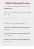 MGSC 395 Final Questions With Solutions