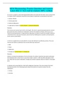HESI Pharmacology Bundled Exams with complete solution&lpar;24 different versions&rpar;
