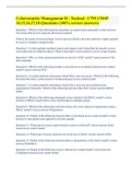 Cybersecurity Management II - Tactical - C795 CISSP 14&comma;15&comma;16&comma;17&comma;18 Questions &lpar;100&percnt; correct answers&rpar;