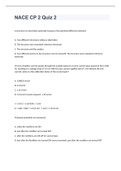 NACE CP 2 Quiz 2 exam 2023 with 100&percnt; correct answers
