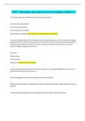 ANCC Questions and Answers Latest Update Graded A&plus;