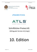 ATLS Practice Test 4 Edition &lpar;100&percnt; CORRECT ANSWERS&rpar; A&plus; GRADED VERIFIED