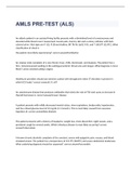 AMLS PRE-TEST &lpar;ALS&rpar;  exam 2023 with 100&percnt; correct answers