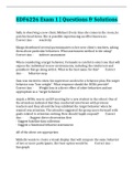 EDF6226 Exam 1 &vert; Questions & Solutions