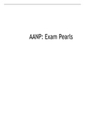 AANP: Exam Pearls 2023