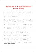 Mgt 3301 UHD Ch&period; 10 Exam Questions And Accurate Answers