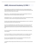 AMZL Advanced Academy 2&period;0 Wk 1 EXAM 2023 WITH 100&percnt; COMPLETE SOLUTIONS