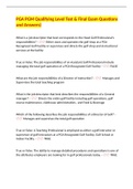 Pgm Qualifying Practice Test Questions and Answers &lpar;2022&sol;2023 Latest Package
