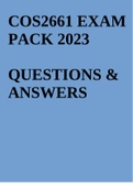 cos2661 exam pack 2023