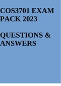 cos3701 exam pack 2023