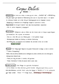 Lernmaterial und Prüfung Corpus Delicti
