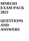 mnb1501 exam pack 2023