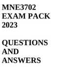 mne3702 exam pack 2023