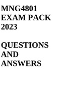 mng4801 exam pack 2023