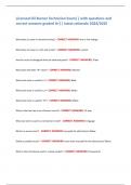 Licensed Oil Burner Technician Exam&vert;&vert; with questions and  correct answers graded A&plus;&vert;&vert; latest rationale 2024&sol;2025