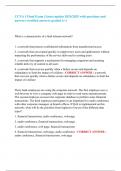 CCNA 1 Final Exam &vert; with over 150 questions and answers &lpar;verified answers graded A&plus;&rpar; latest update 2024&sol;2025