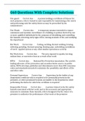 G60 Questions With Complete Solutions