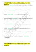 WGU C785 Biochemistry Unit2 test Q&As New 2023 RATED A&plus;