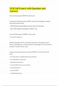 NUR 148 Exam 6 with Questions and Answers