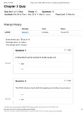CMPE 102 Shell programming - San Jose State University - Chapter 3 Quiz&colon; SP22&colon; CMPE-102 Sec 04 - Assembly Language Programming&period; MAY 2022&period; Score for this quiz&colon; 10 out of 10
